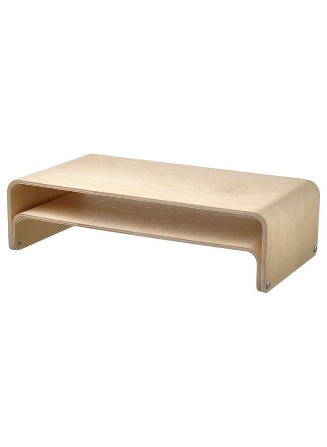 زبون حامل كمبيوتر محمول/شاشة، خشب البتولا، 52×26 سم - Image 1