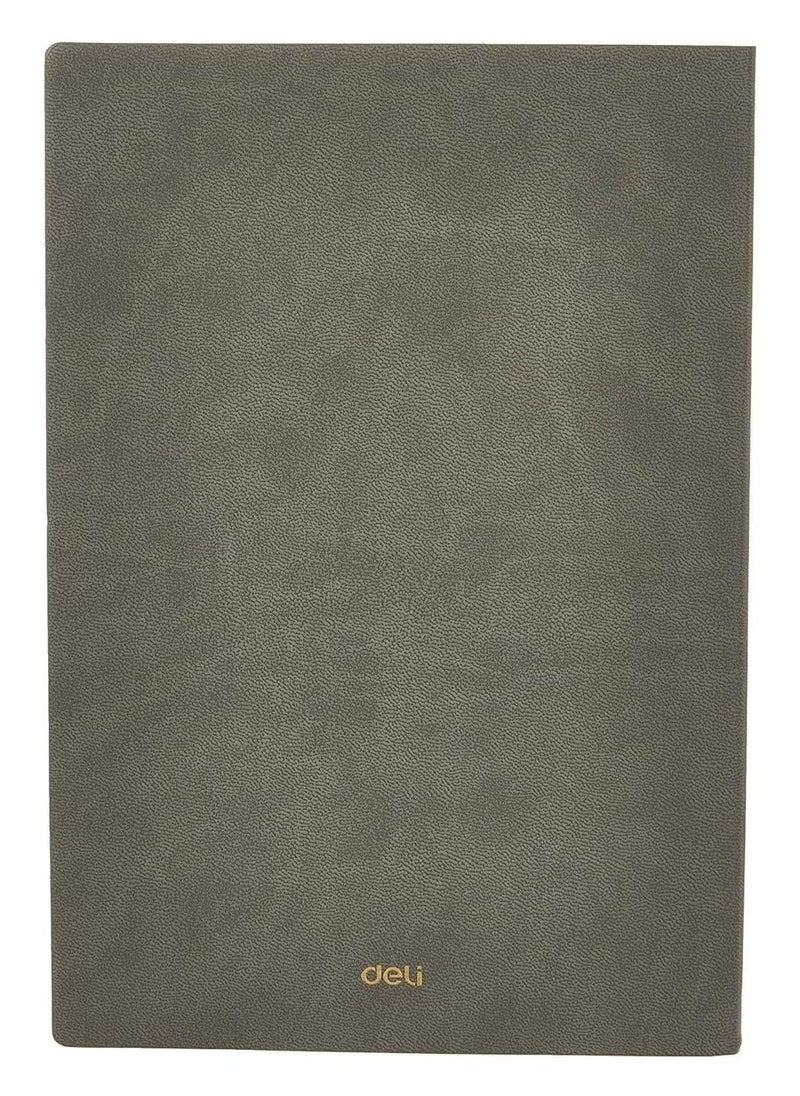 Deli - A5 Size Soft Cover Executive Notebook 96 Sheets Grey - Image 1