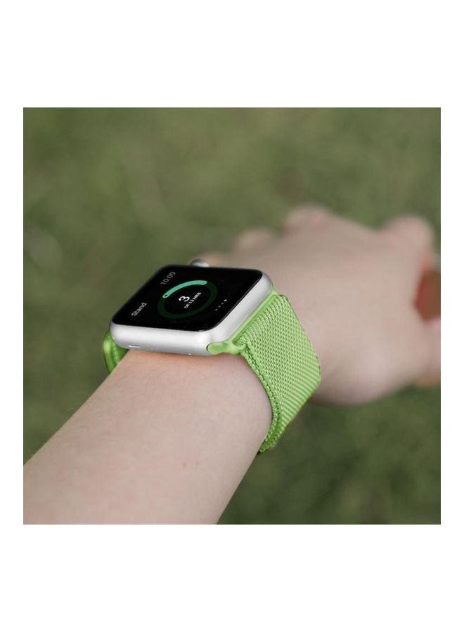 NIBEMINENT Replacement Watchband for Apple Watch Series 7/6/5/4/3/2/1/SE 42/44/45mm Mint Green - Image 5