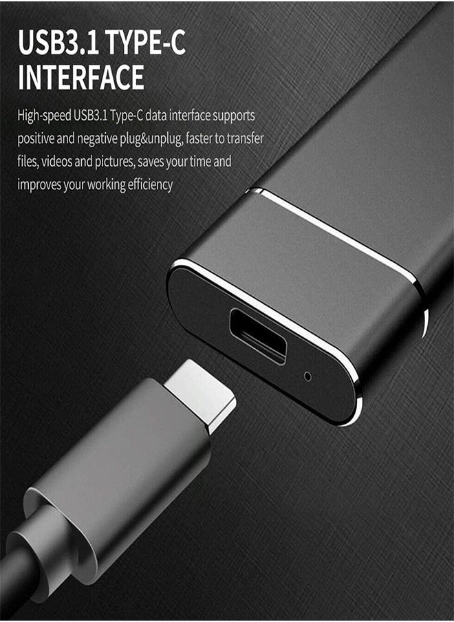 joyzzz Flash Memory Type-C Mobile Solid State Drive Portable USB3.1 Interface SSD Shockproof Aluminum Alloy Solid State Drive  - Image 2