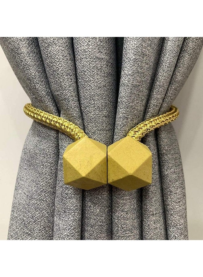 Home-Cloud رباط ستائر مغناطيسي HomeCloud، نمط أوروبي، روابط ستائر مريحة، حامل ستائر للنوافذ، 2 قطعة - Image 1