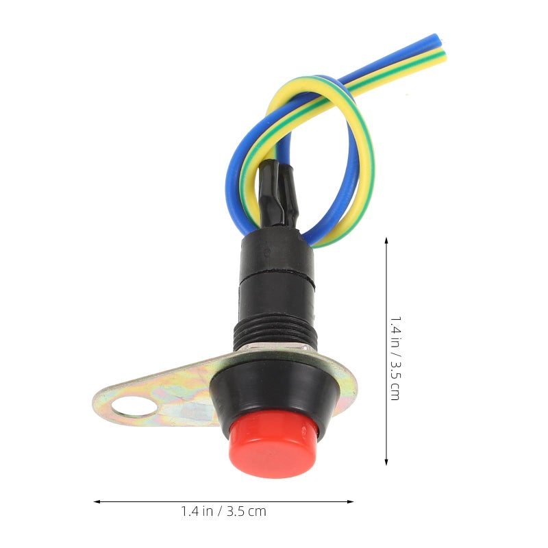 Motorcycle Handlebar Switch 3 in 1 Control for Light Horn and Double Flash with Green Red Buttons - Image 3