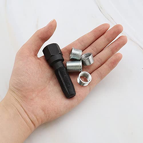 SING F LTD 14MM Spark Plug Repair 4 Inserts Thread Reamer Tap - Image 4