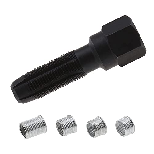SING F LTD 14MM Spark Plug Repair 4 Inserts Thread Reamer Tap - Image 1