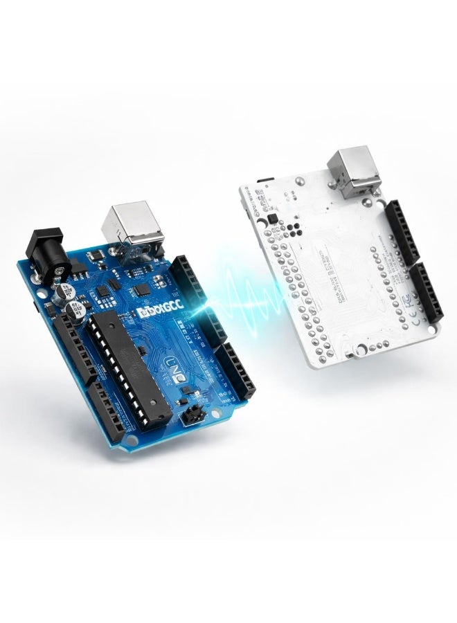 robotgcc UNO R3 Original Controller Board | ATmega328P + 16U2 Chipset | Compatible with Arduino IDE | Robotics and Sensor Control | STEM Automation Learning Kit | USB Cable Included - Image 4