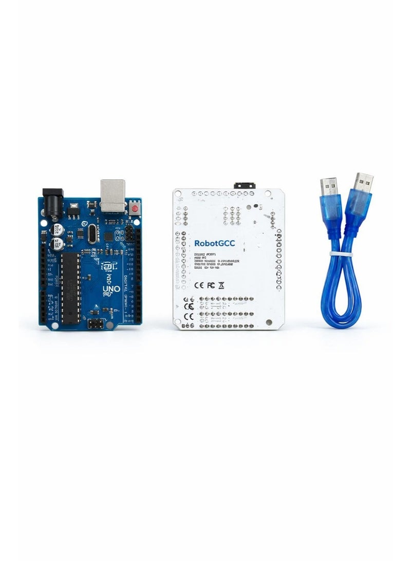 robotgcc UNO R3 Original Controller Board | ATmega328P + 16U2 Chipset | Compatible with Arduino IDE | Robotics and Sensor Control | STEM Automation Learning Kit | USB Cable Included - Image 3