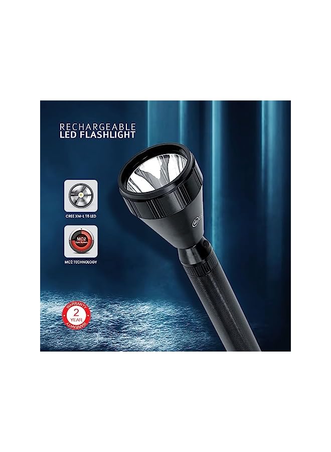 Mr. Light Mr. Light LED Torch Rechargeable Spotlight With High Lumens, Super Bright Handheld Flashlight for Outdoor, Camping, Hiking, 5 hours Working Time (3600 meter) - Image 3