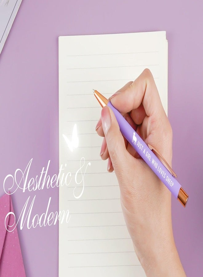 InnoBeta Sheep Gifts for Women, Sheep Gifts Ballpoint Pen Set of 4 - Image 4