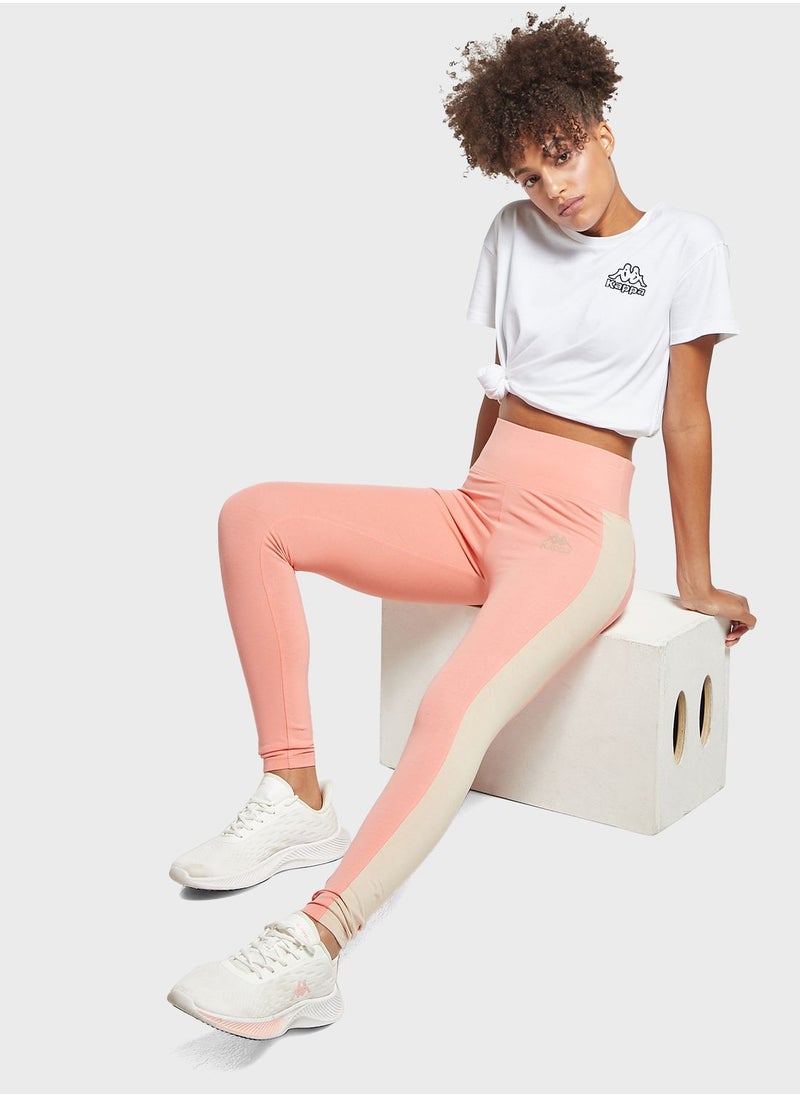 Kappa - Logo Colour Block Leggings - Image 1