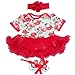 MAIHAO Reborn Baby Doll Clothes for 1722 Inch Dolls Outfit Accessories with Red Tutu Skirt - Image 3