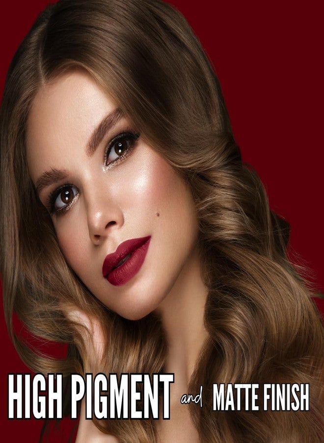 مينينا أحمر شفاه ماينينا سيكسي ريد فيلفيت، تركيبة غير مجففة، مطفية، وخفيفة الوزن لإخفاء الخطوط الدقيقة والحصول على شفاه ناعمة خالية من التجاعيد | نباتي وخالٍ من البارابين | مظهر متدرج أو مظهر طبيعي | سوكي - Image 4