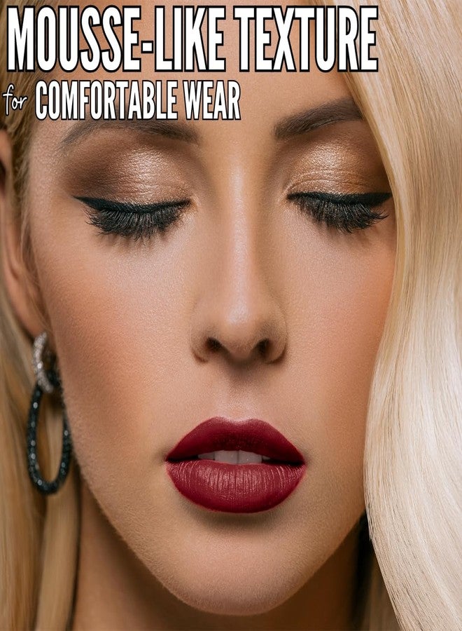 مينينا أحمر شفاه ماينينا سيكسي ريد فيلفيت، تركيبة غير مجففة، مطفية، وخفيفة الوزن لإخفاء الخطوط الدقيقة والحصول على شفاه ناعمة خالية من التجاعيد | نباتي وخالٍ من البارابين | مظهر متدرج أو مظهر طبيعي | سوكي - Image 3