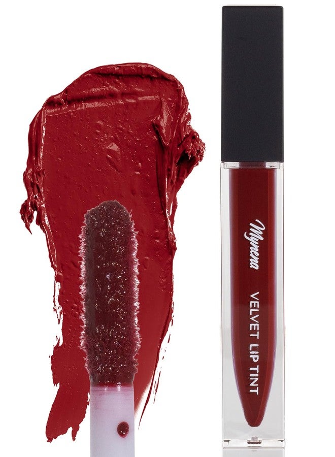 مينينا أحمر شفاه ماينينا سيكسي ريد فيلفيت، تركيبة غير مجففة، مطفية، وخفيفة الوزن لإخفاء الخطوط الدقيقة والحصول على شفاه ناعمة خالية من التجاعيد | نباتي وخالٍ من البارابين | مظهر متدرج أو مظهر طبيعي | سوكي - Image 1