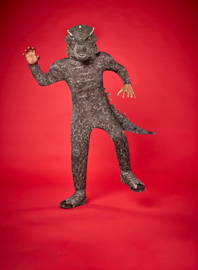 InSpirit Designs Godzilla vs. Kong Kids Godzilla Jumpsuit Costume | Officially Licensed | Theatrical Outfit- M - Image 2