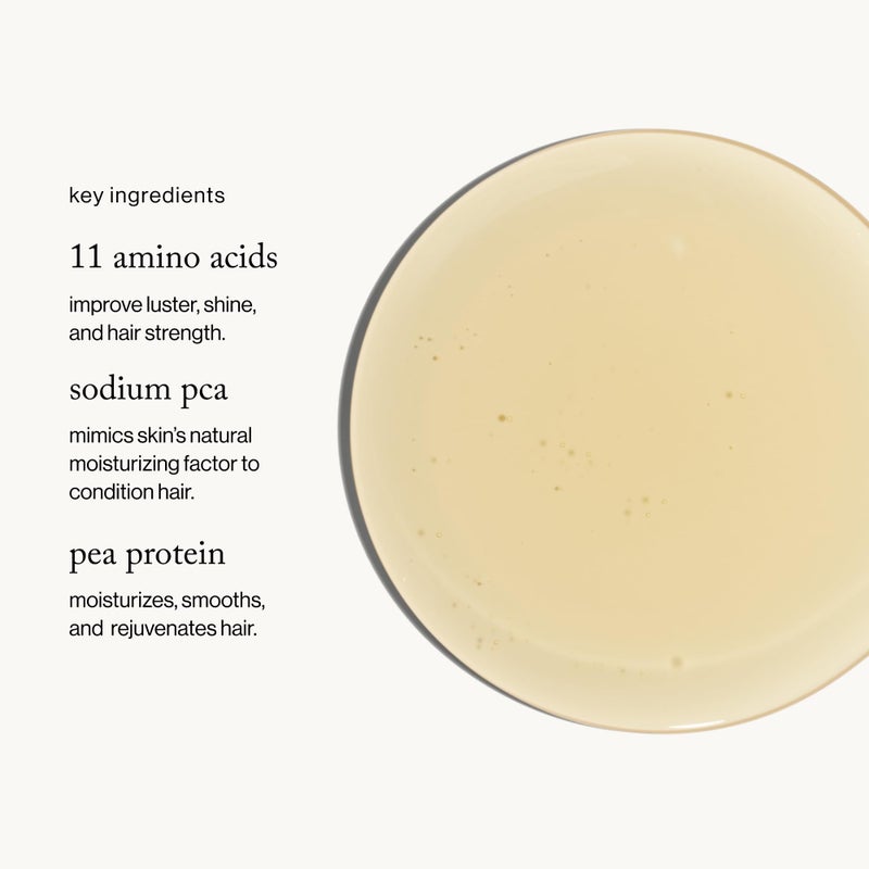 Goop شامبو أمينو أسيد من جووب بيوتي | يرطب، يقوي، ويزيد اللمعان | برائحة اللبان وخشب الصندل | بروتين البازلاء المهدرج لترطيب الشعر | خالي من البارابين والكبريتات | 8.5 أونصة سائلة - Image 3