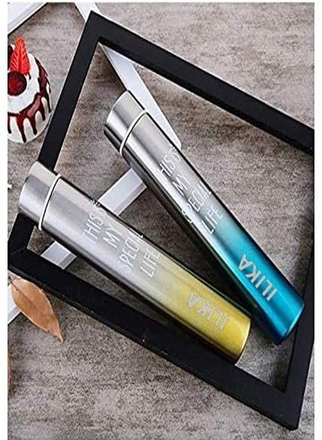 ILIKA Super Slim Water Bottle Flask Aqua Slim Water Flask Bottle for Outdoor & Indoor Use,Bottle,Fridge Bottle,Birthday Return Gift Good Product 310 Ml(Assorted Color,Pack of 1)-Stainless Steel - Image 4