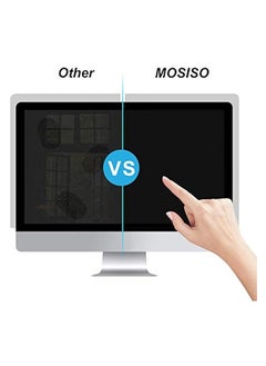 erorex 23-24 inch Computer Privacy Screen Filter, Hanging Removable Acrylic Screen Protector Anti Glare Eye Protection for Diagonal 23,23.6,23.8,24 inch 16:9 Aspect Ratio Widescreen Desktop PC Monitor  - Image 3