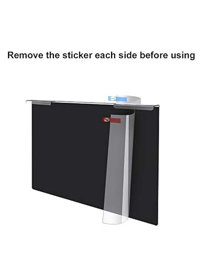 erorex 23-24 inch Computer Privacy Screen Filter, Hanging Removable Acrylic Screen Protector Anti Glare Eye Protection for Diagonal 23,23.6,23.8,24 inch 16:9 Aspect Ratio Widescreen Desktop PC Monitor  - Image 4