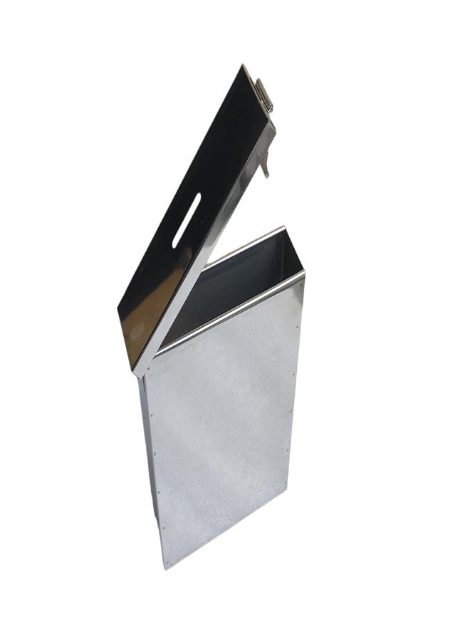 Gvanys® Coin Box Gullak Donation Box Money Bank Steel Body Size- L-5.25, W-18, H-22 CM Coin Bank - Image 3