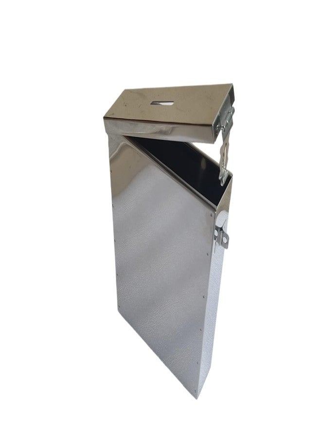 Gvanys® Coin Box Gullak Donation Box Money Bank Steel Body Size- L-5.25, W-18, H-22 CM Coin Bank - Image 4