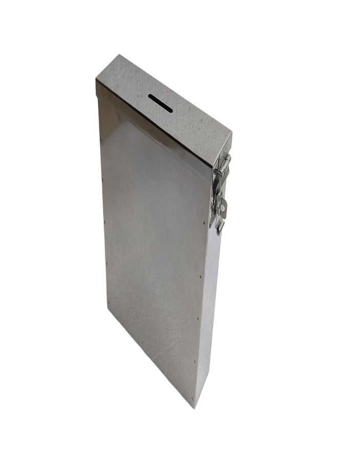 Gvanys® Coin Box Gullak Donation Box Money Bank Steel Body Size- L-5.25, W-18, H-22 CM Coin Bank - Image 1