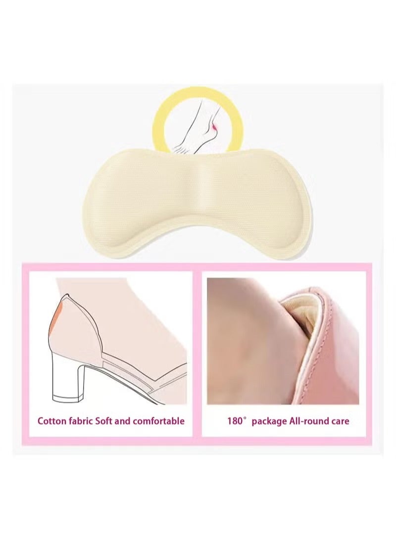 Generic Heel Cushions 4 Pairs Heel Pads Heel Liners Self Adhesive Shoe Insoles Stickers for Improved Shoe Fit and Comfort - Image 3