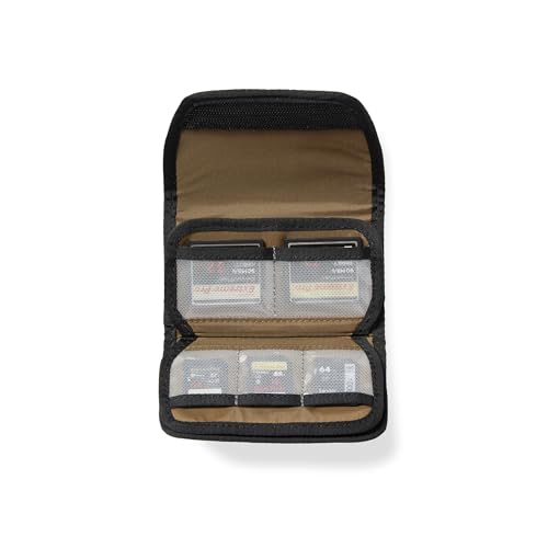 NOMATIC McKinnon Memory Card Case - Durable SD Memory Card Holder, Fits 6 SD & 2 C-Fast Cards with Zipper Pocket for Mini-SD - Image 5