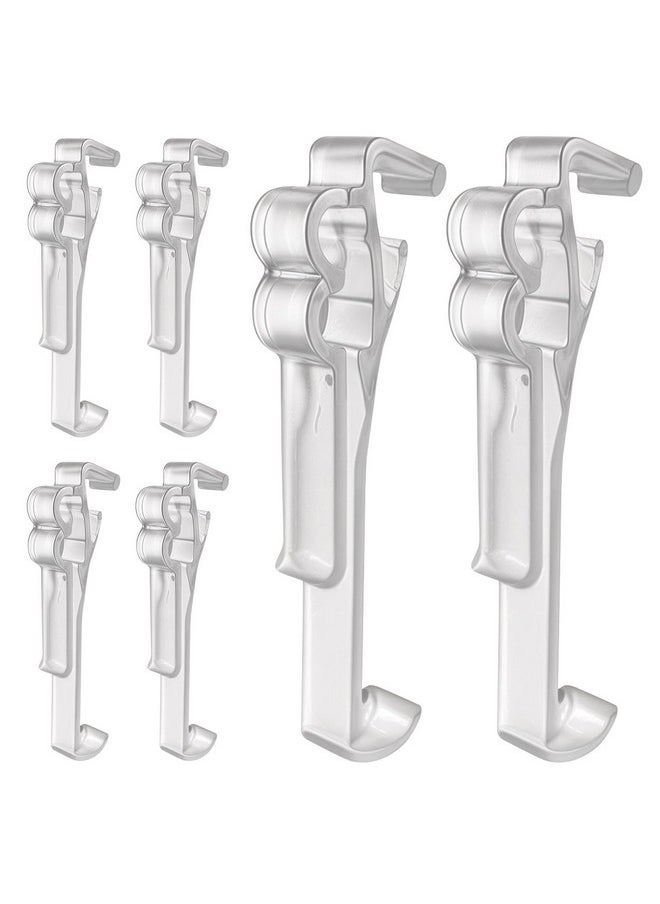 Amazing Drapery Hardware Amazing Drapery Hardware 3.0 Inch Clear Valance Clips for Blinds & Window Shades, 6-Pack - Sturdy Plastic Brackets, Ideal for Wood, Faux Wood & Metal Treatments in Home & Office Settings  - Image 1
