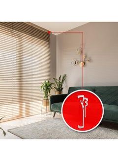 Amazing Drapery Hardware Amazing Drapery Hardware 3.0 Inch Clear Valance Clips for Blinds & Window Shades, 6-Pack - Sturdy Plastic Brackets, Ideal for Wood, Faux Wood & Metal Treatments in Home & Office Settings  - Image 5