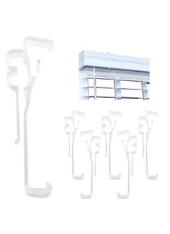 Amazing Drapery Hardware Amazing Drapery Hardware 3.0 Inch Clear Valance Clips for Blinds & Window Shades, 6-Pack - Sturdy Plastic Brackets, Ideal for Wood, Faux Wood & Metal Treatments in Home & Office Settings  - Image 2