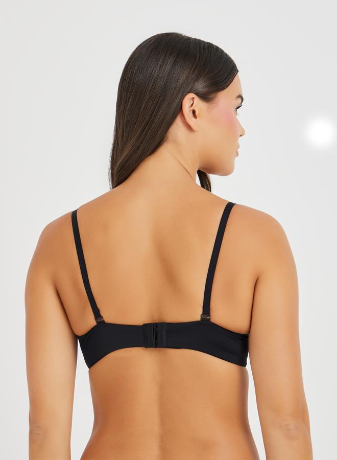 Styli Styli Set of 2 - Solid Padded Wired Balconette Bra  - Image 4