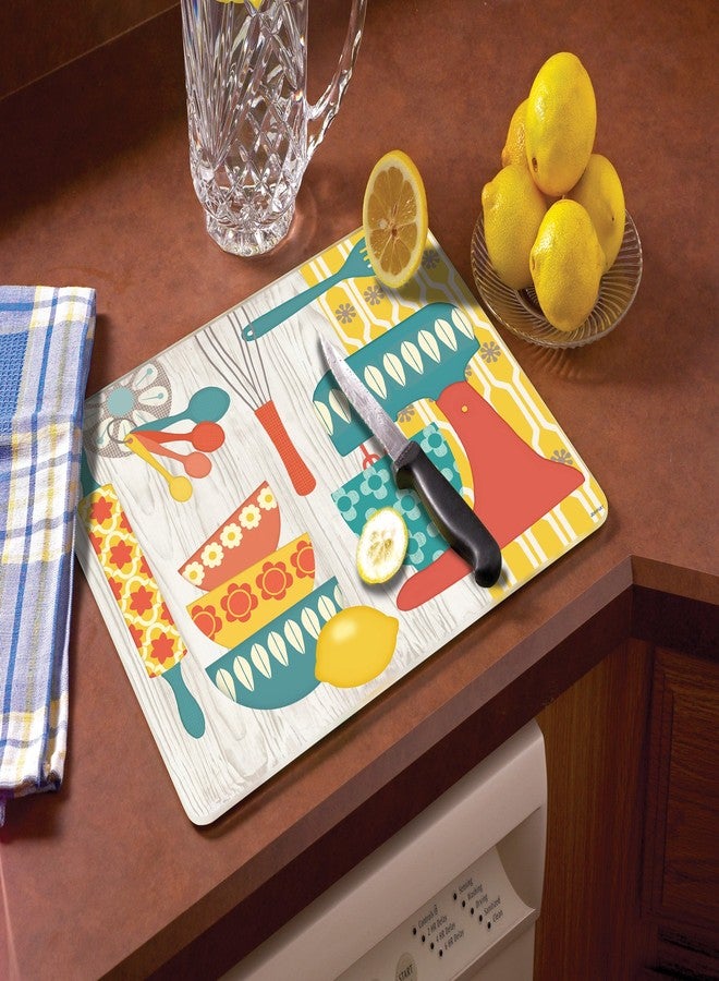 CounterArt Retro Kitchen Cutting Board, 15" x 12" - Image 2