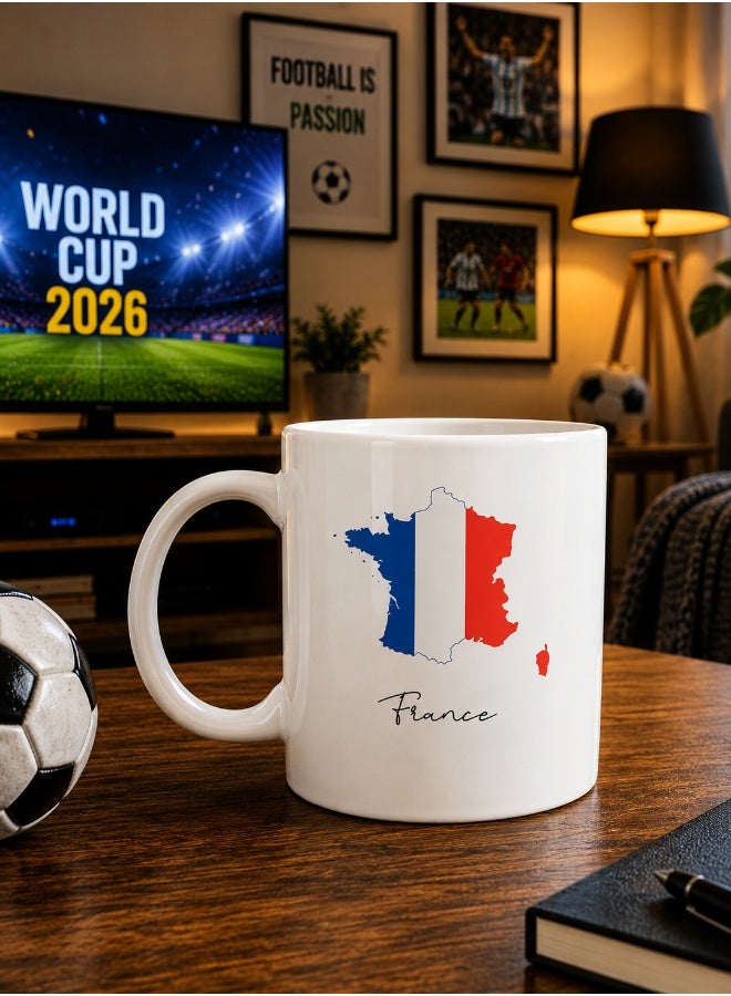 Share the Love France, Fifa World Cup 2026, Coffee Mug - Image 2