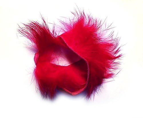 Creative Angler Rabbit Strips – Cross Cut Fly Tying Material – 1/8” Premium Fur Strips for Streamers, Leeches & Zonkers – Variety of Colors & Assortment Packs - Red - Image 2