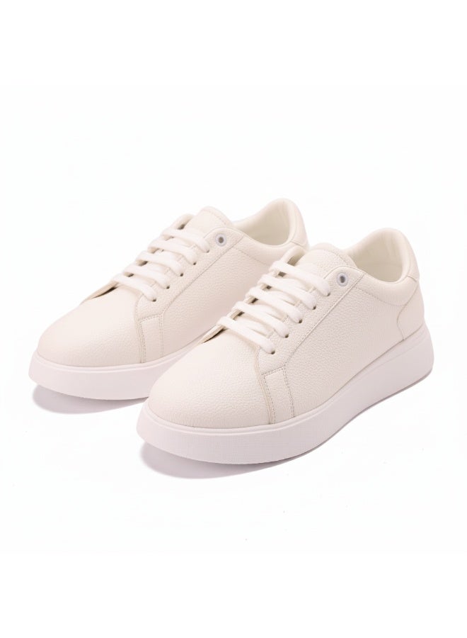 إيتاليانو سنيكرز رجالي برباط من الجلد الطبيعي بنعل رابر تركي مريح - Image 4