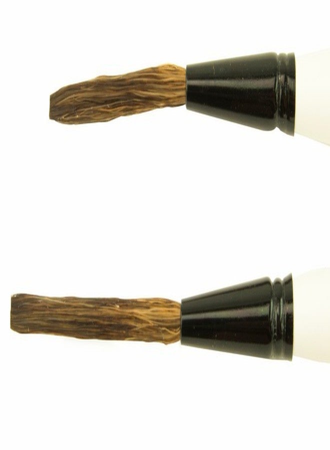 Mack Brush Set of 2 Size 1-2 The Jenson Swirly Q Series for Scroll Pinstriper and Script Lettering - Image 3
