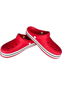 Liger Unisex Confort Medical Nurse Sabo Slippers Red - White  - Image 2
