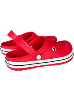 Liger Unisex Confort Medical Nurse Sabo Slippers Red - White  - Image 3