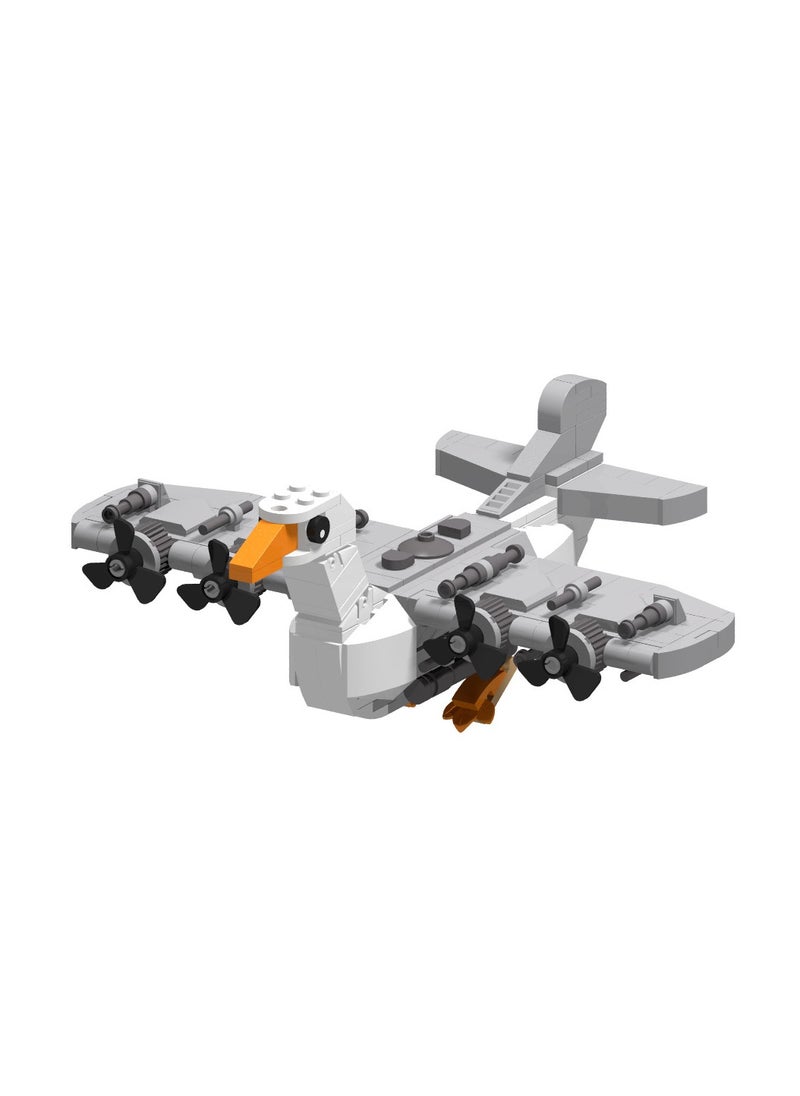 AI Shanhaijing Bombombombini guzini Goose Fighter Block Model Handmade Toys, Start a Fantastic Putting Together Journey, Suitable for Collection