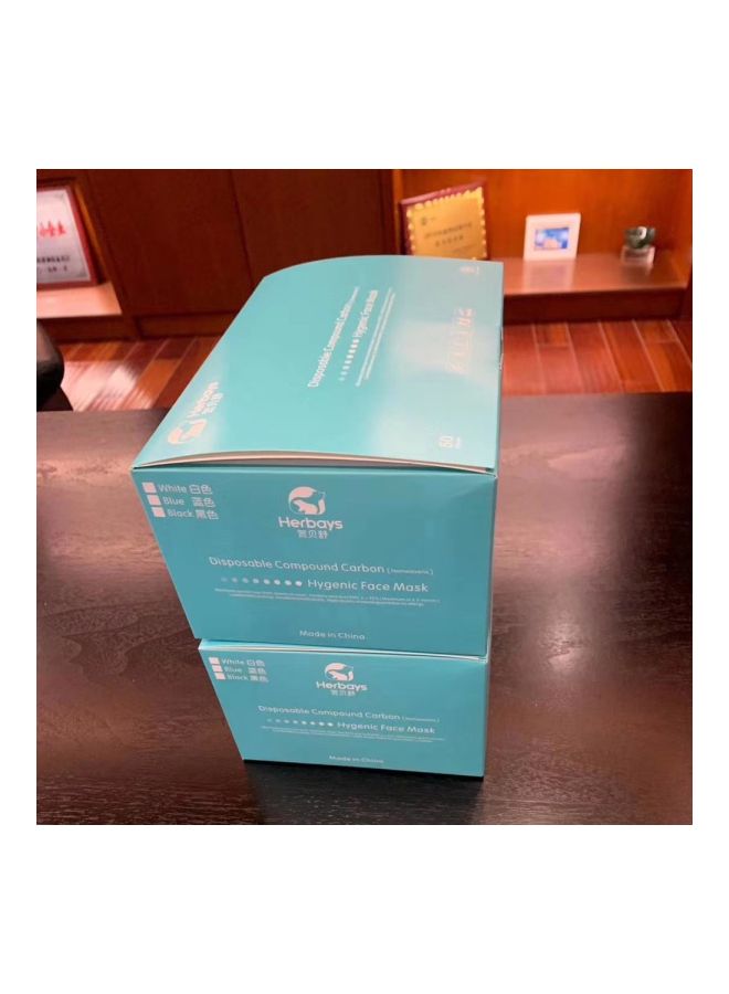 NIBEMINENT Pack Of 50 Disposable Face Mask - Image 3