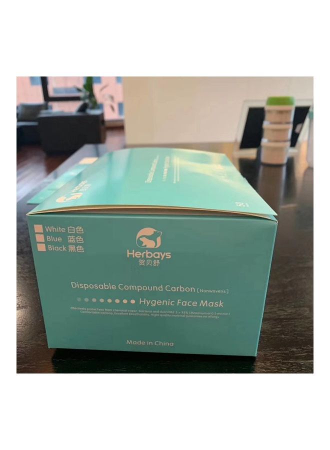 NIBEMINENT Pack Of 50 Disposable Face Mask - Image 2