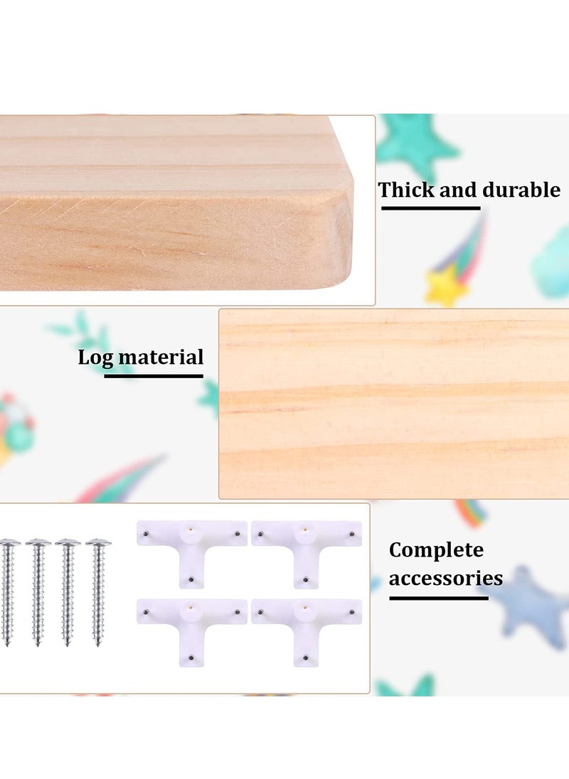 KASTWAVE - Cloud Wall Shelves for Bedroom, Kid's Nursery Room Shelves, Floating Bedroom Baby Book Shelf Storage Shelf, Cloud Floating Wooden Shelf Wall Decoration - Image 1