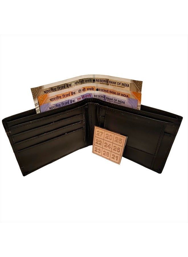 anciently Anciently's Kuber Card of Abundance for Wallet | Kuber Yantra Numbers Small 2 Inch X 2 Inch Copper Yantra Brown Colour 1 Piece  - Image 5