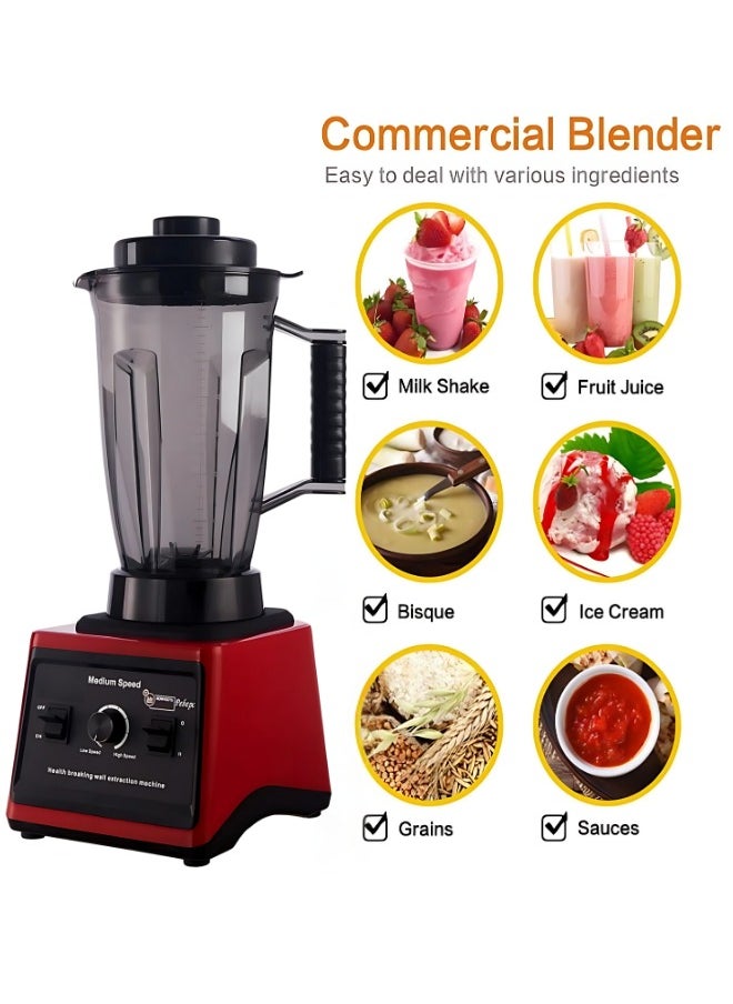 Generic - Restaurant Blender for Juice Centers with German Standards - Professional Edition 3L with Double Container - 10000W Power - Image 1