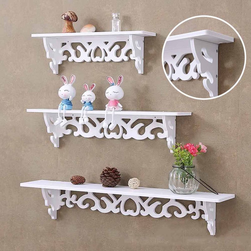 Wall Shelf with Hooks - Image 1