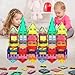 Cutedeer 108 Piece Magnetic Tiles Magnet Building Blocks Set for Kids Toddlers STEM Construction Toys with Gift Box for All Ages Boys Girls - Image 4