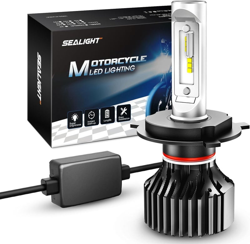 SEALIGHT مصابيح LED للدراجات النارية SEALIGHT M1H4/9003 - Image 1