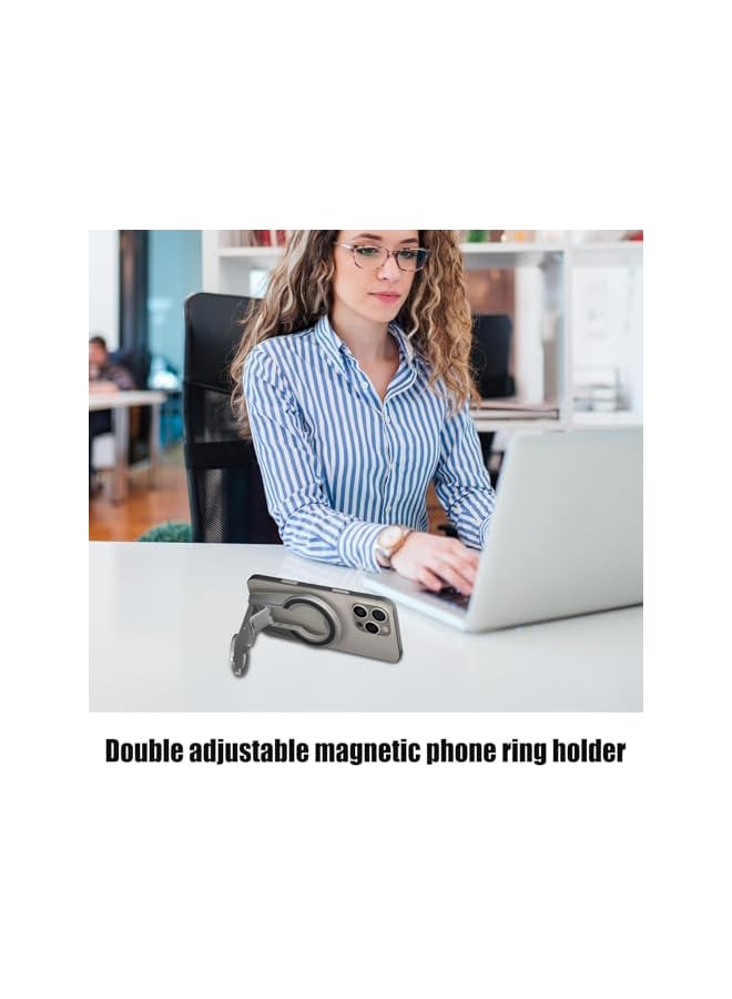 Green Tiger Magnetic Phone Ring, Double Side Smartphone Bracket, Slim Foldable Portable Phone Ring, for Metal Surfaces, Travel, Home, Gym, Vehicles, Refrigerators - Image 3