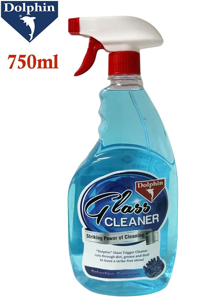 Dolphin Glass Cleaner Lavender Fragrance 750ml - Image 1