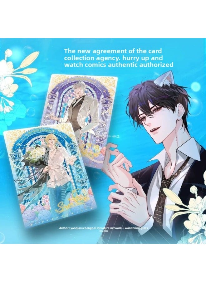 null - Card Collection Agency Genuine Mermaid Falls In Liu Ying Edition No.3 Bomb Collection Card Falls Into Deep Sea One Bomb Scene Cartoon Card-Color:2 Bombs Of Time Agents [collector's Edition 1 Box] - Image 1
